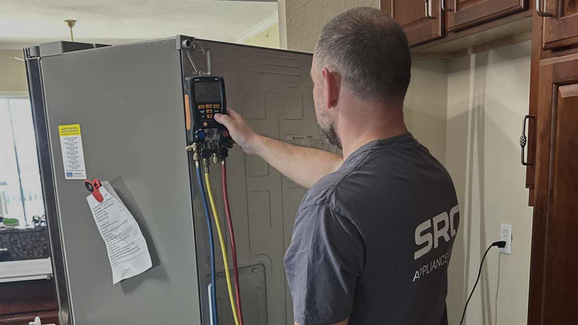 SRQ Appliance Repair Refrigerator freezing food in Sarasota